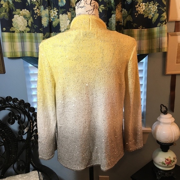 Alfred Dunner sparkling long sleeve cardigan - Picture 5 of 7